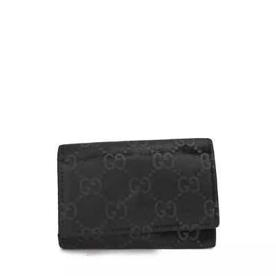 GUCCI Ssima GG Logo Leather 6 Ring Key Case/1Y0072 • $1