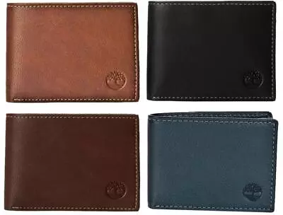 Timberland Men's Premium Genuine Leather Slimfold Wallet • $19.99