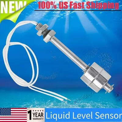 0~220V Vertical Stainless Liquid Sensor Float Switch Steel Pool Can Water Level • $9.79