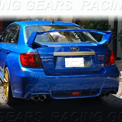 Fit Subaru Impreza Wrx Sti 4-door/sedan Primer Black Abs Rear Trunk Spoiler Wing • $98.95