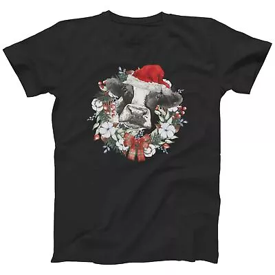 Christmas Cow T-shirt Men Women Kids  | Festive Cow Lovers | (S-5XL) • £12.99