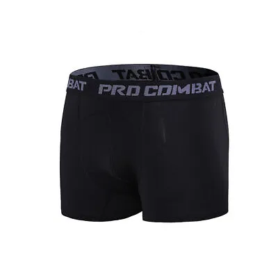 Men's Compression Boxer Briefs Trunks Shorts Underwear Quick Dry Pro Underpants • $9.88