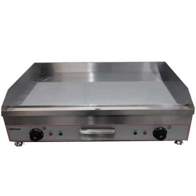 £438 • Buy Electric Griddle 75cm Countertop Kitchen Chrome Hotplate Commercial
