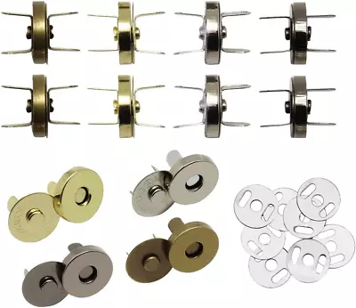 40 Sets Magnetic Button Clasps Snaps Fastener Clasps DIY Craft Sewing Buttons Kn • $11.75