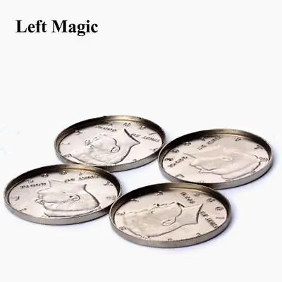 Magic Trick Half Dollar Magnetic Coin Shell Magicians Gimmick Coins T7 • £8.68