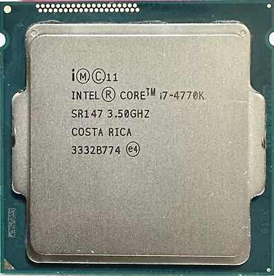 Intel Core I7-4770K SR147 3.50GHz 8MB Quad-Core LGA1150 Desktop Processor • $49.99