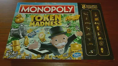 NIP Monopoly Token Madness Board Game With 8 Golden Tokens  • $39.99