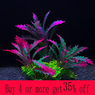 $3.31 • Buy Artificial Underwater Plants Aquarium Water Plant Fish Tank Landscape Decor 