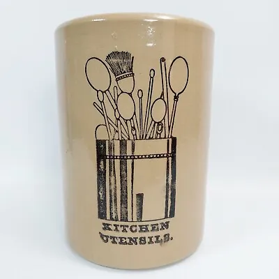 Utensils Holder Pearsons Of Chesterfield 1810 England Pottery Kitchen Earth • $75