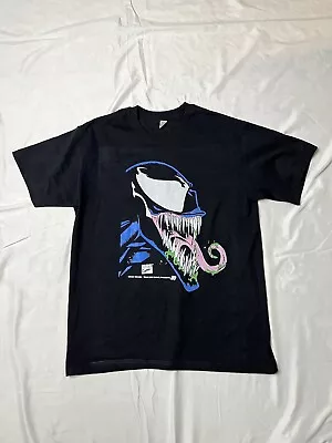 Vintage 90's Venom Black T-Shirt Adult Size M • $28.99