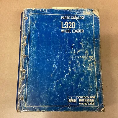 Volvo Michigan L320 WHEEL LOADER PARTS MANUAL CATALOG BOOK LIST GUIDE Pn 3410 • $69.99