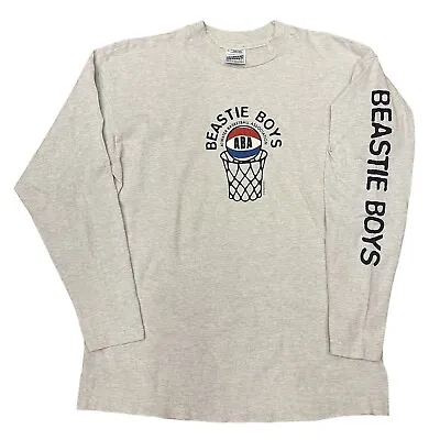 Vintage Beastie Boys ABA Basketball 1994 Long Sleeve T-shirt Rap Tees Hip Hop • $300