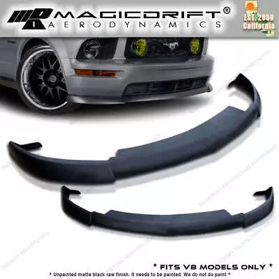 For 05 06 07 08 Ford Mustang GT Front Bumper Spoiler CV2 Style Chin Lip URETHANE • $119.99