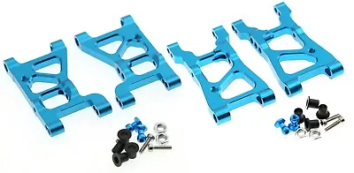 Blue Hop Up Alloy Front & Rear  Upgrade Parts Arms For XV-01 XV01 XV-02 XV02 • £29.79