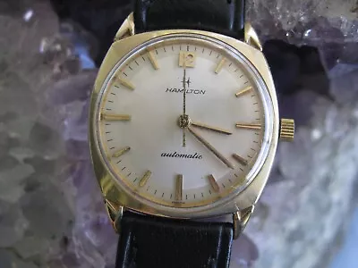 Hamilton Vintage 10K Gold Filled Automatic Wrist Watch • $199.99