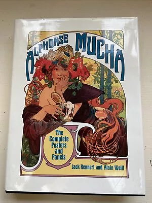 Alphonse Mucha The Complete Posters And Panels Hardcover Dustjacket Art Drawings • $224.96