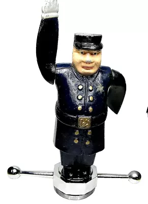 Policeman Radiator Cap Whirligig Mascot - Arms Spin As Car Moves Model T Ford • $575