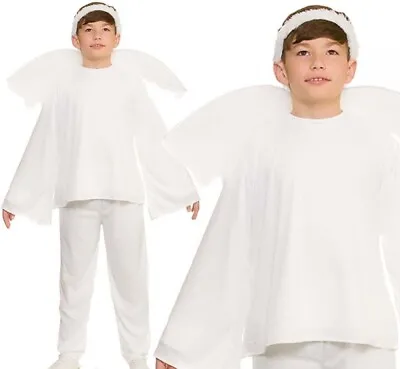 £11.99 • Buy Christmas Angel Gabriel Nativity Child Girls Boys Kids Xmas Fancy Dress Outfit
