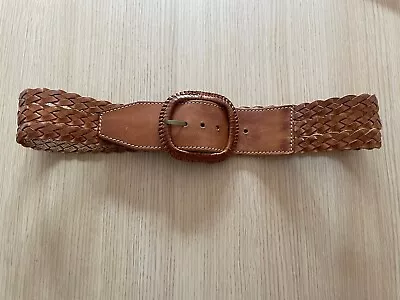 Accessorize Real Leather Tan Belt • £2