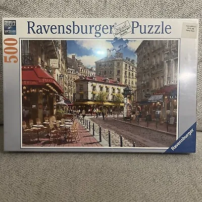 Ravensburger 500 Piece Puzzle Shops Boutiques And Bistros - New Sealed • $11.99