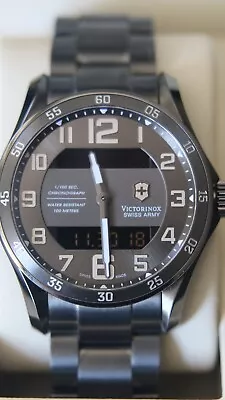 £1100 • Buy Victorinox Swiss Army Chrono Classic Xls Mt 241300 Dark Dial