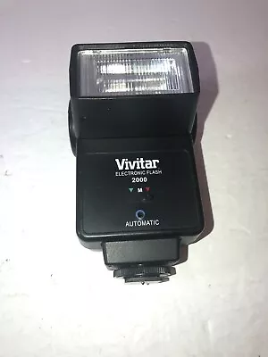 Vivitar 2000 Automatic Flash Works READ • $16.99