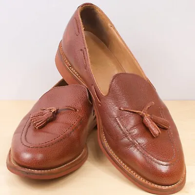 Mark McNairy New Amsterdam 🇬🇧 Tassel Loafer 11.5 Brown Basketball Leather • $91.14