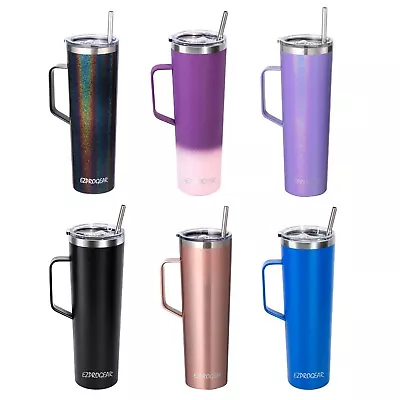 Ezprogear 34 Oz Stainless Steel Coffee Mug With Handle Double Wall Insulated Cup • $22.95