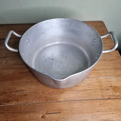 Vintage 14” Aluminium Preserve Jam Pan Pot Saucepan • £25