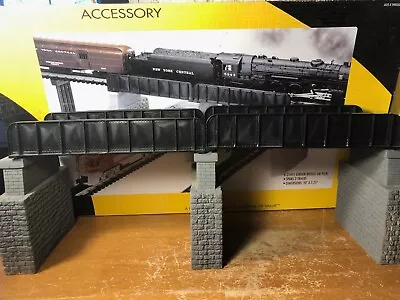 Lionel K-Line Girder Bridge On Piers 6-21451 Spans 2 Train Tracks • $24.95