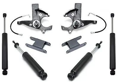 3  Lift Kit Spindles Shackles Shocks For 1982-04 Chevy S10 2wd MaxTrac K880132 • $782.52