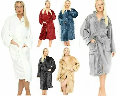 Mens Womens Bath Robe Towelling Soft Terry Fleece Towel Dressing Gown Bathrobe • £9.95