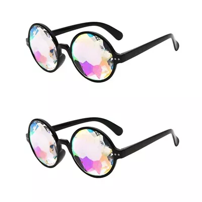 Rainbow Glasses 2x Upside Down Glasses Crystal Lens Sunglasses Funny • £10.15