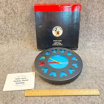 Moller Design Mickey Mouse Clock 10  By Michael Graves NIB • $18