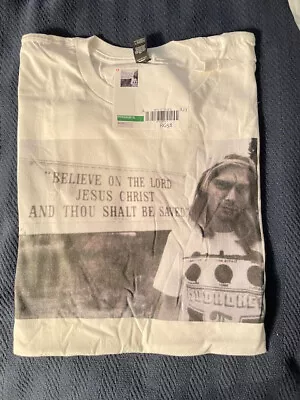 KURT COBAIN T SHIRT Vintage NIRVANA Sz XL RARE UNUSUAL BRAND NEW • $29.99