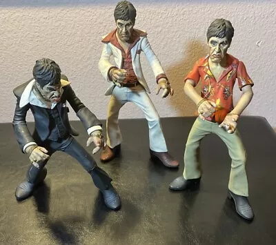 Lot Of 3 Universal Studios Mezco Toys 10 In. Al Pacino/Scarface Action Figures • $79.95