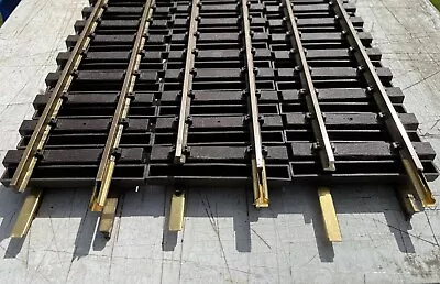 AML (China) G Gauge Brass Railed Flexi Track 6 X 90cm Lengths -- LGB Compatible • £50