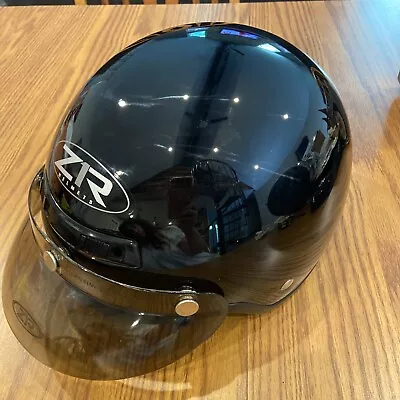 Z1R Drifter Glossy Black Motocycle Helmet DOT Size XS Excellent Used Condition • $29.99