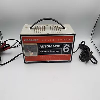 Schauer Automatic 6 Amp Battery Charger For 12 Volt Batteries Car Truck  • $48