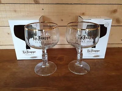 2 X La Trappe Trappist 0.25L Glasses Glass - Perfect Draft Sub Blade 2 New Boxed • $18.68