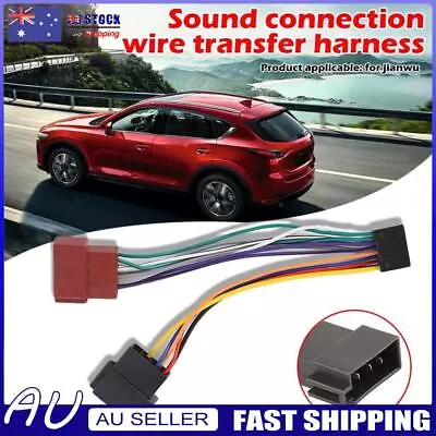 For KENWOOD 16 Pin ISO Wiring Harness Connector Adaptor Car Stereo Wire Loom • $9.30