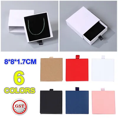 $4.89 • Buy 4 In1 Jewelry Gift Boxes Cardboard Box For Necklaces Bracelets Rings Earrings AU