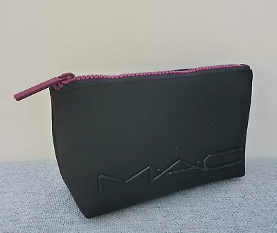 MAC Soft Foam Black/Purple Makeup Cosmetics Bag Brand New • $25.99