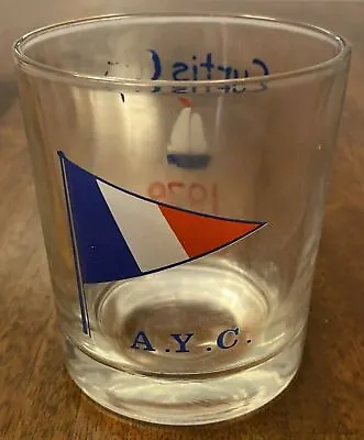 Annisquam Yacht Club A.Y.C MA Pint Glass Curtis Cup 1978 Boating Sailing • $16.79