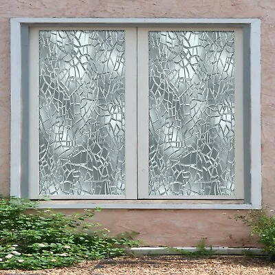 3D Splicing 200NAO Window Film Print Sticker Cling Stained Glass UV Block Fay • $28.49