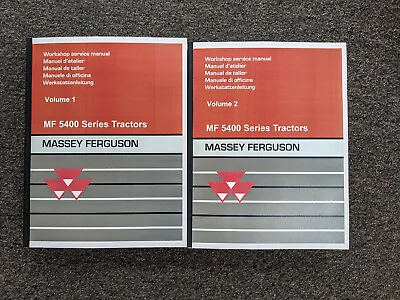 Massey Ferguson 5425 5435 5445 5455 Tier 2 Tractor Shop Service Repair Manual • $279.30