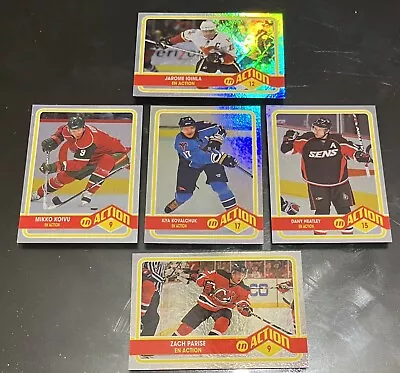 2009-10 O-Pee-Chee In Action Foil Heatley Iginla Kovalchuk Parise Koivu • $8.69