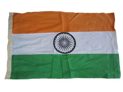 India Flag - INDIAN NATIONAL FLAG - 100% COTTON - 16  X 25  (5206) • $5.99