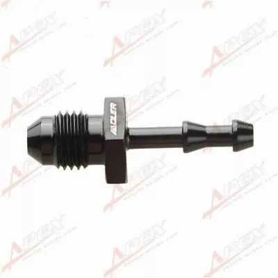 -4AN 4AN AN4 To 4mm Barb Straight Fitting Fuel Line Black • $4.99