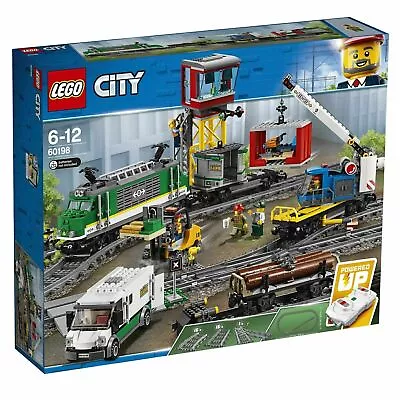 LEGO 60198 City Cargo Train Remote Control Train Building (Brand New Sealed) • $388.88